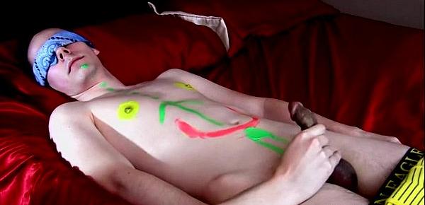  Straight teen boy held down and fucked gay porn Painted Twink Gets